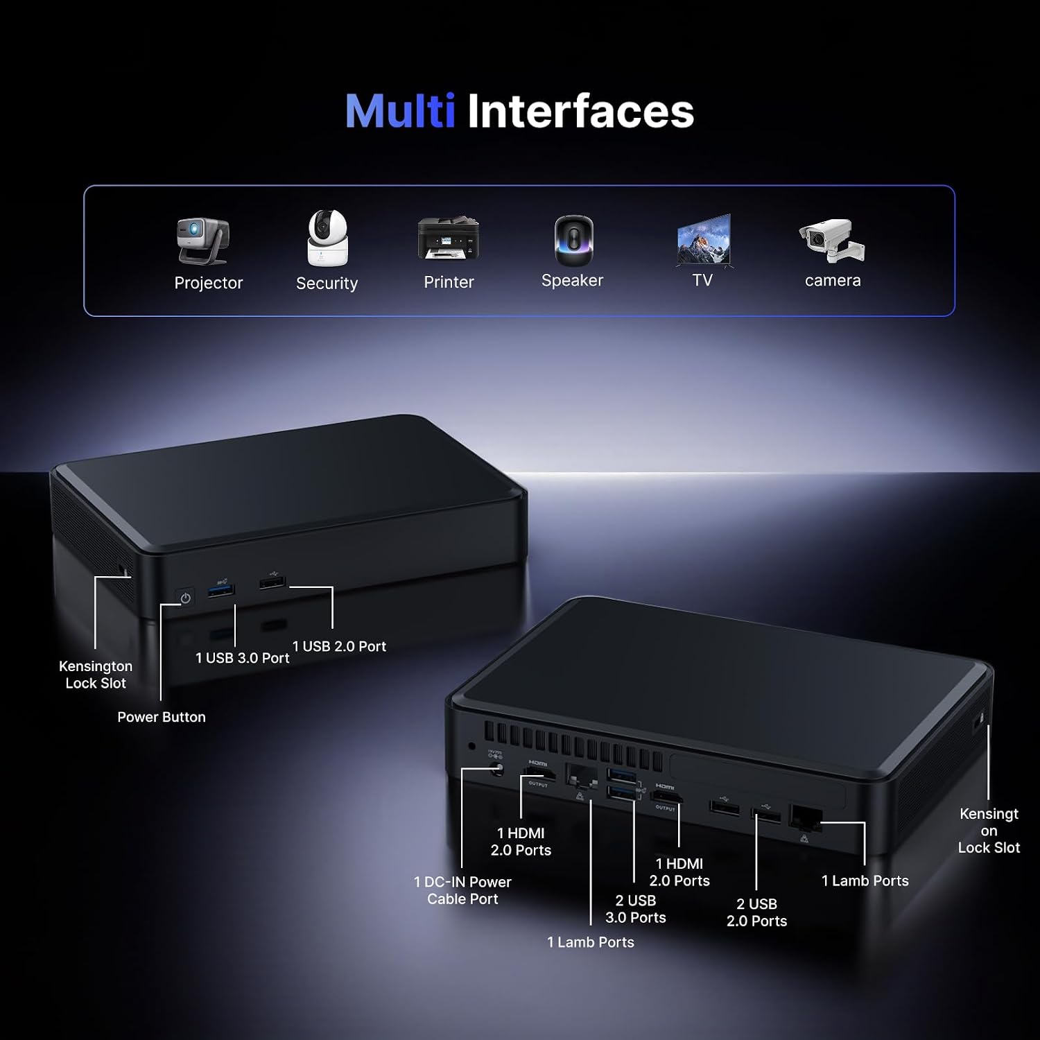Intel NUC NUC8V7CB8N Slim Mini PC 8GB DDR3 RAM & 256GB SSD Versatile Computers with Intel Core i7-8665U Processor, Support HDMI Dual 4K UHD/Bluetooth 5.1/Windows 11 Pro preinstalled