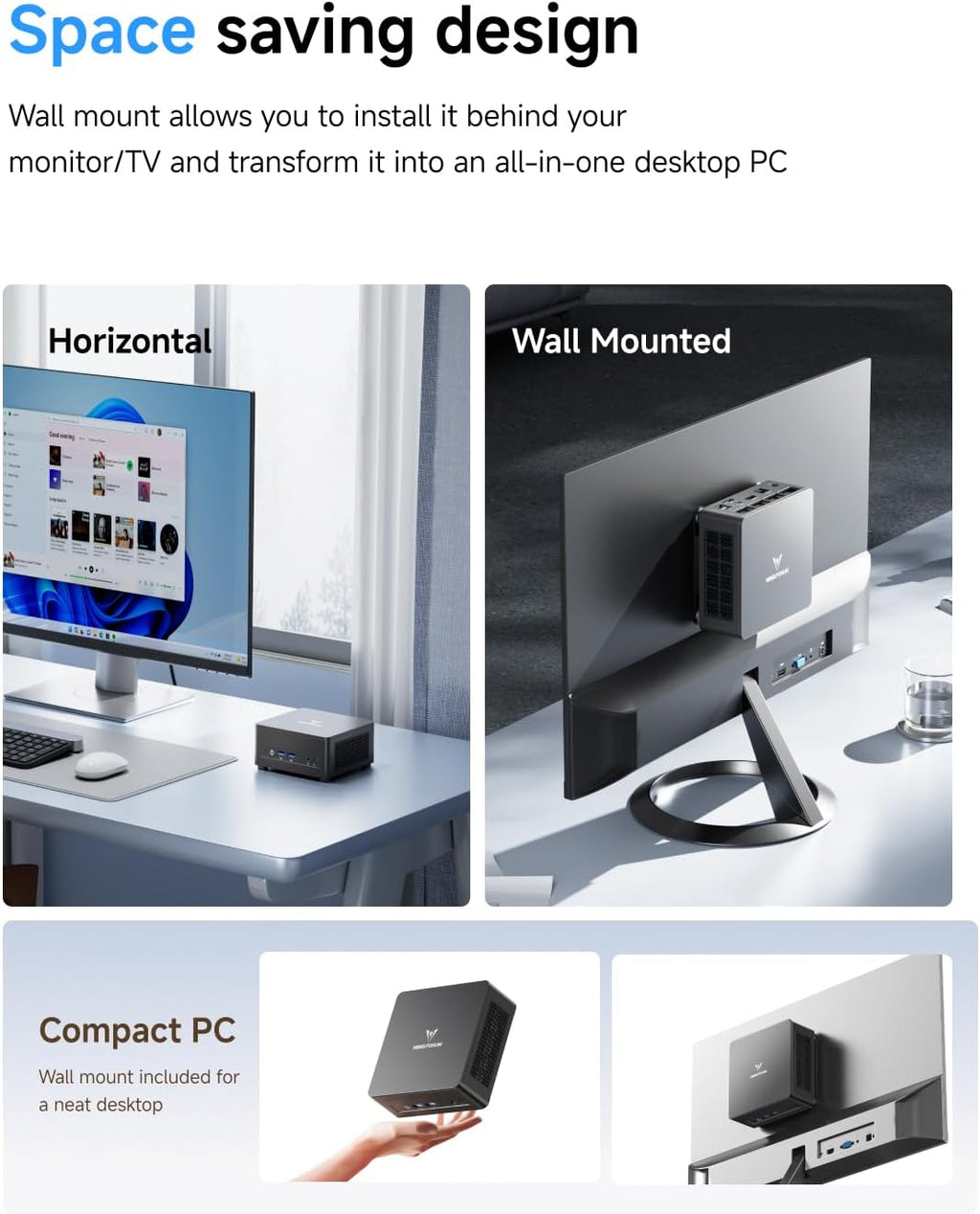 MINISFORUM DeskMini UM690L Slim Mini PC AMD Ryzen 9 6900HX Small PC, 16GB LPDDR5 RAM+512GB PCIe4.0 SSD, HDMI/DP/USB4 Outputs, 2.5G LAN, WiFi 6E, 4xUSB Port AMD Radeon 680M Graphics Small Form Factor