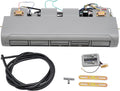 LOYALHEARTDY Car Evaporator, 12V 20697BTU 3 Speed AC 598CFM Universal Underdash Heat AC Unit for Car