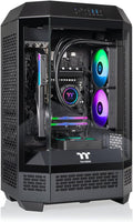 Thermaltake LCGS Reactor 8796X Gaming Desktop (AMD Ryzen™ 7 8700F, 32GB 6000MT/s DDR5 RGB Memory, AMD Radeon™ RX 9060 XT 16GB, 1TB NVMe M.2, WiFi, Windows 11) T3BK-B650-96X-LCS