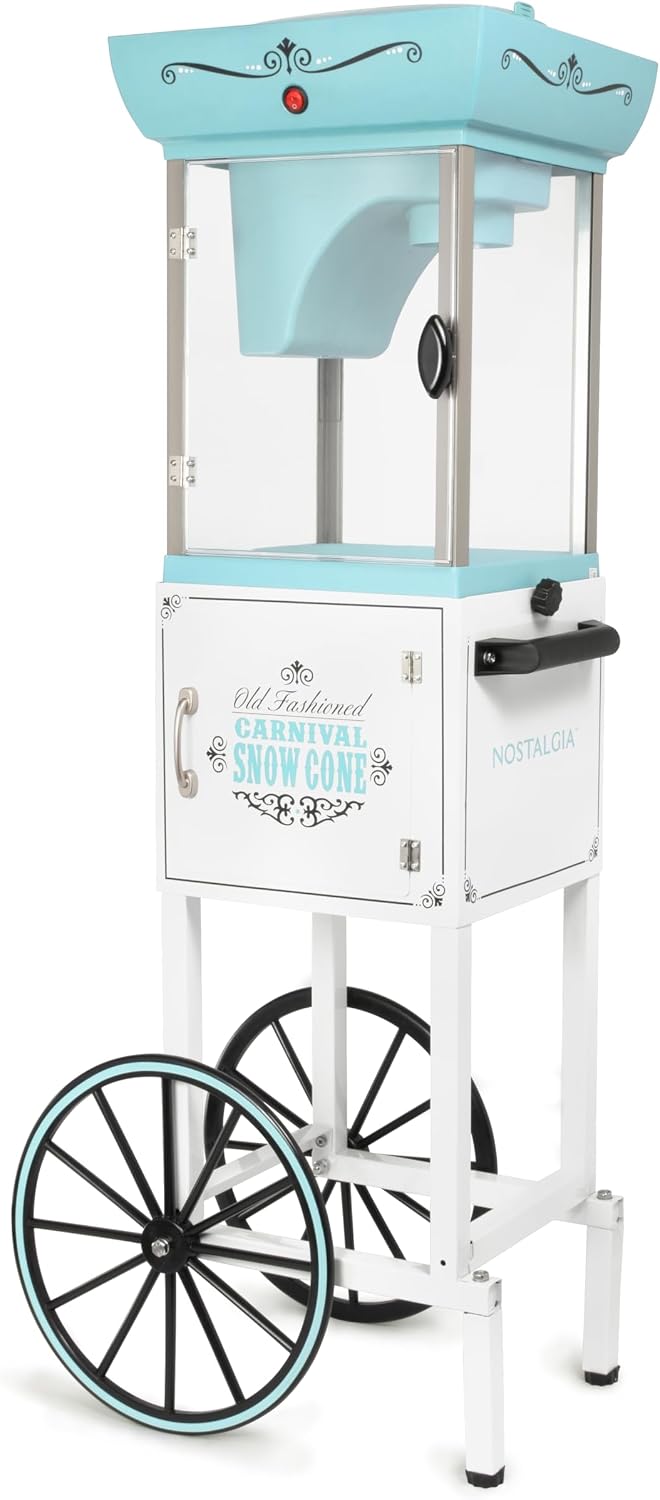 Nostalgia Shaved Ice Machine, Aqua