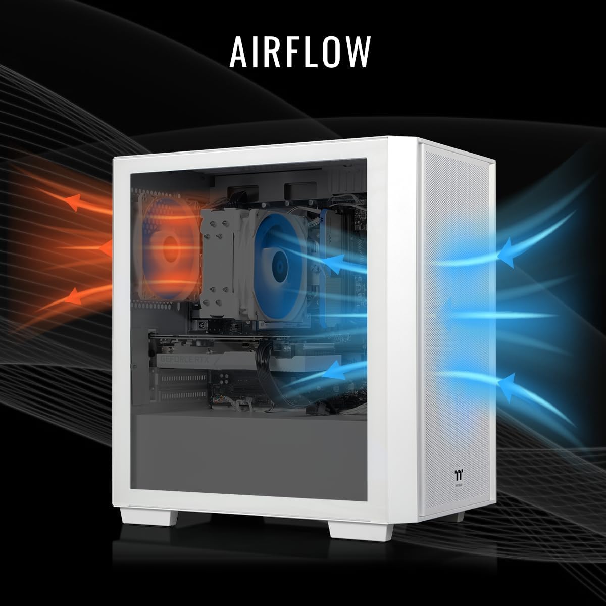 Thermaltake LCGS Versa i560S Gaming Desktop (Intel Core™ i7-14700F, 16GB 6000MT/s DDR5 RGB Memory, NVIDIA GeForce® RTX 5060, 1TB NVMe M.2, WiFi, Windows 11) H16S-B76S-560-LCS