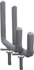 MAGMA Kayak/SUP Boat Rack R10-625 - 304 Stainless Steel Storage for Kayaks & Paddle Boards - Fits Standard Rod holder - Includes Padding & Tie-Down Points - Quick-Release Knob System