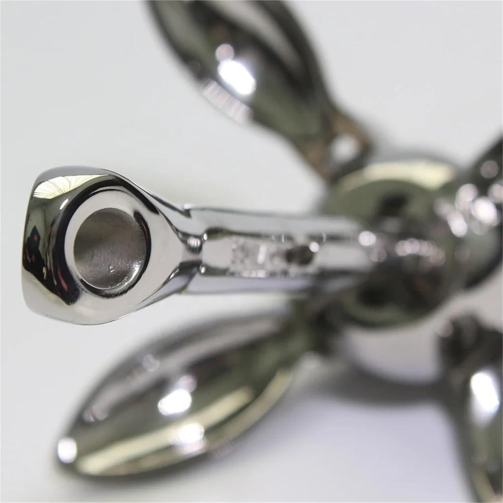 Folding Anchor, 316 Marine Bot Anchor Folding Stainless Steel Boat Parts,for Small Boats Canoe Paddle Boards