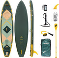 FREESUN Voyage 11' x 32' Inflatable Stand Up Paddle Board, Stable Touring SUP for Long-Distance Cruising & Family,Heat-Fusion iSUP with Camera Mount,Extra Large EVA Pad for Dogs/Kids,Blue