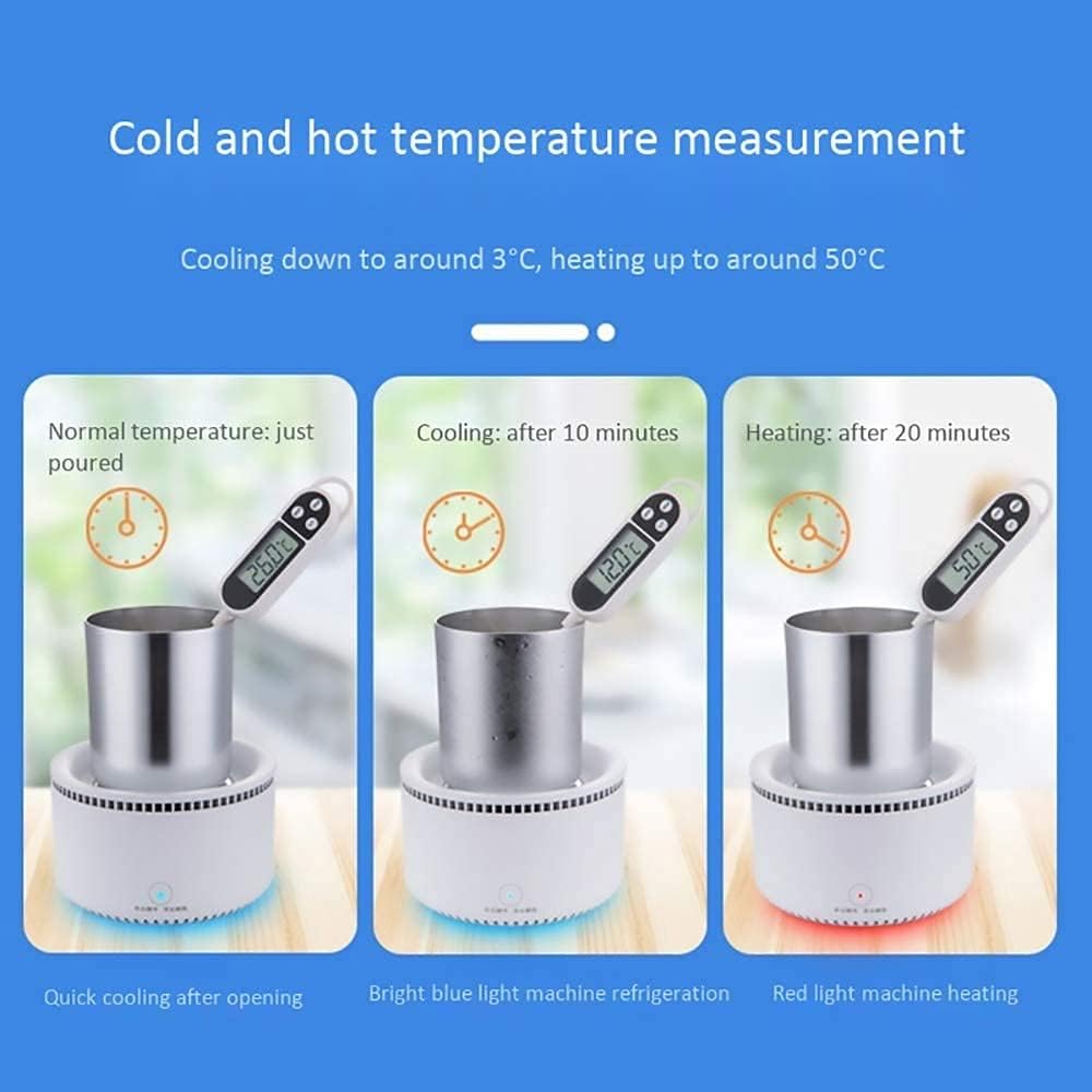 Electric Cooler Portable Heating Cooling Cup Electric Coffee Warmer Beverage Cooling Heating Mug for Warming Heating Coffee Beverage Milk Tea and Hot Chocolate