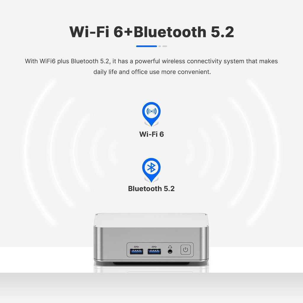 AG1 Mini PC with i5-12600H(up to 4.5GHZ), 32GB DDR4, 1TB SSD, Quad Display 8K 60Hz, 2xThunderbolt4, 2.5 G LAN，2xHDMI, Wi-Fi 6, BT 5.2