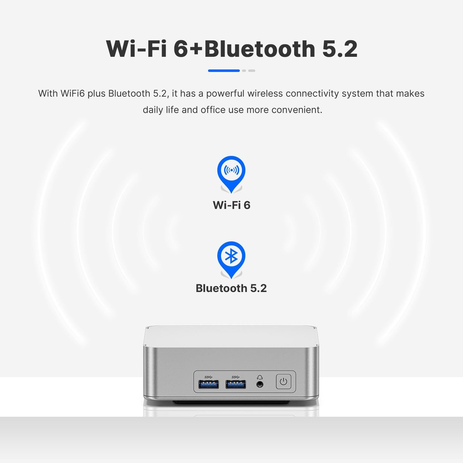 AG1 Mini PC with i5-12600H(up to 4.5GHZ), 32GB DDR4, 1TB SSD, Quad Display 8K 60Hz, 2xThunderbolt4, 2.5 G LAN，2xHDMI, Wi-Fi 6, BT 5.2