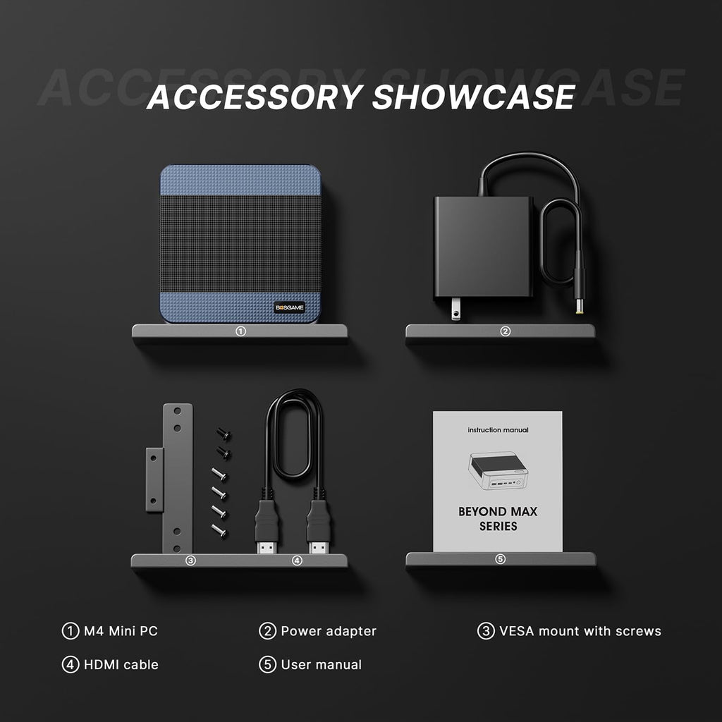 BOSGAME M4 Oculink Mini PC Ryzen 7 7840HS, 8K 60Hz USB4 Radeon 780M GPU Gaming Computers, 11 Pro-OS Desktop PC, 32GB DDR5 RAM, 1TB PCIe 4.0 NVMe 2280 SSD, Wi-Fi6, BT 5.2