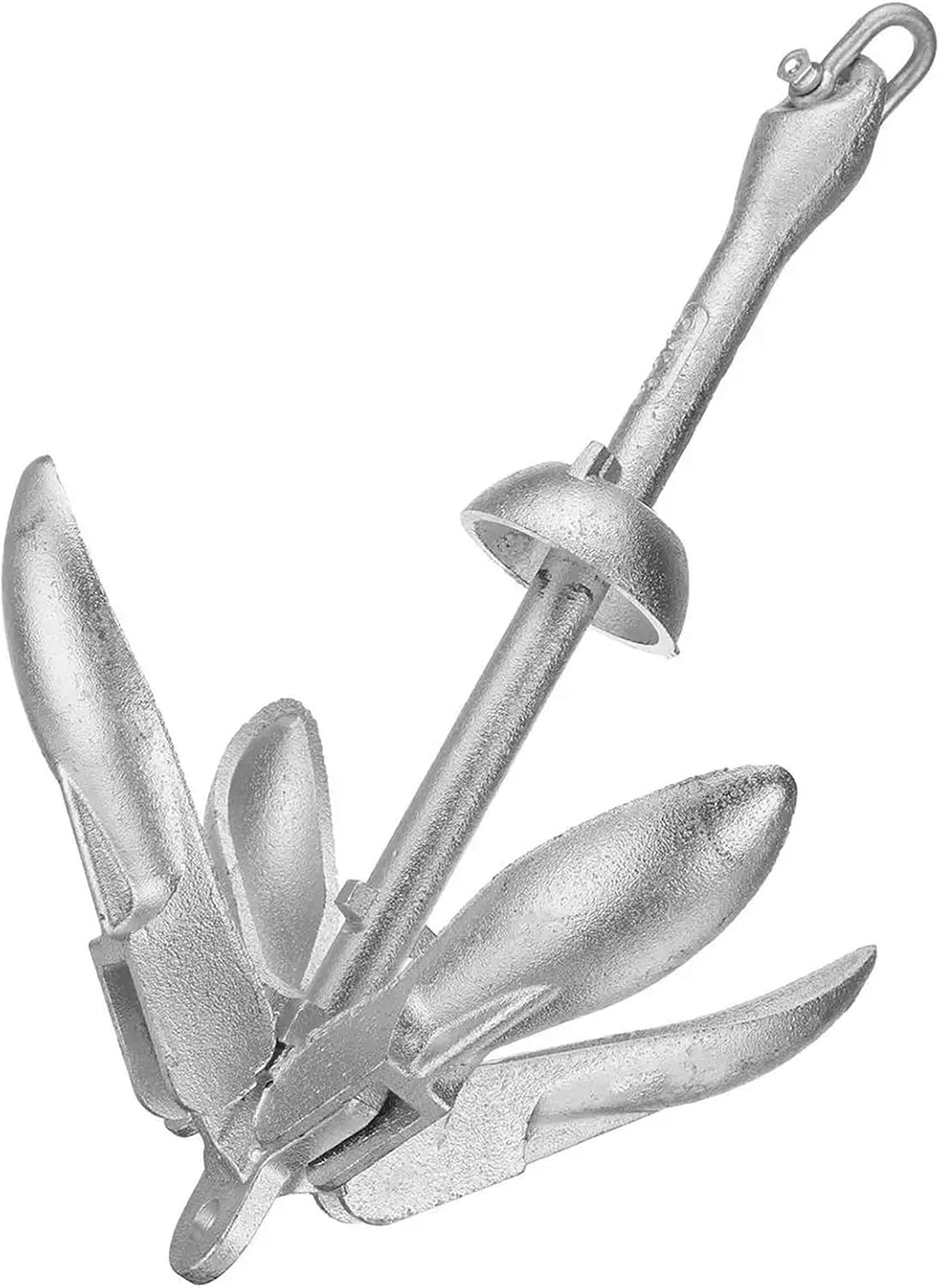Folding Anchor, 2.5KG/3.2KG Cast Aluminum Boat Folding Grapnel Anchor Docking Hardware for Marine Yacht Canoe,for Small Boats Canoe Paddle Boards