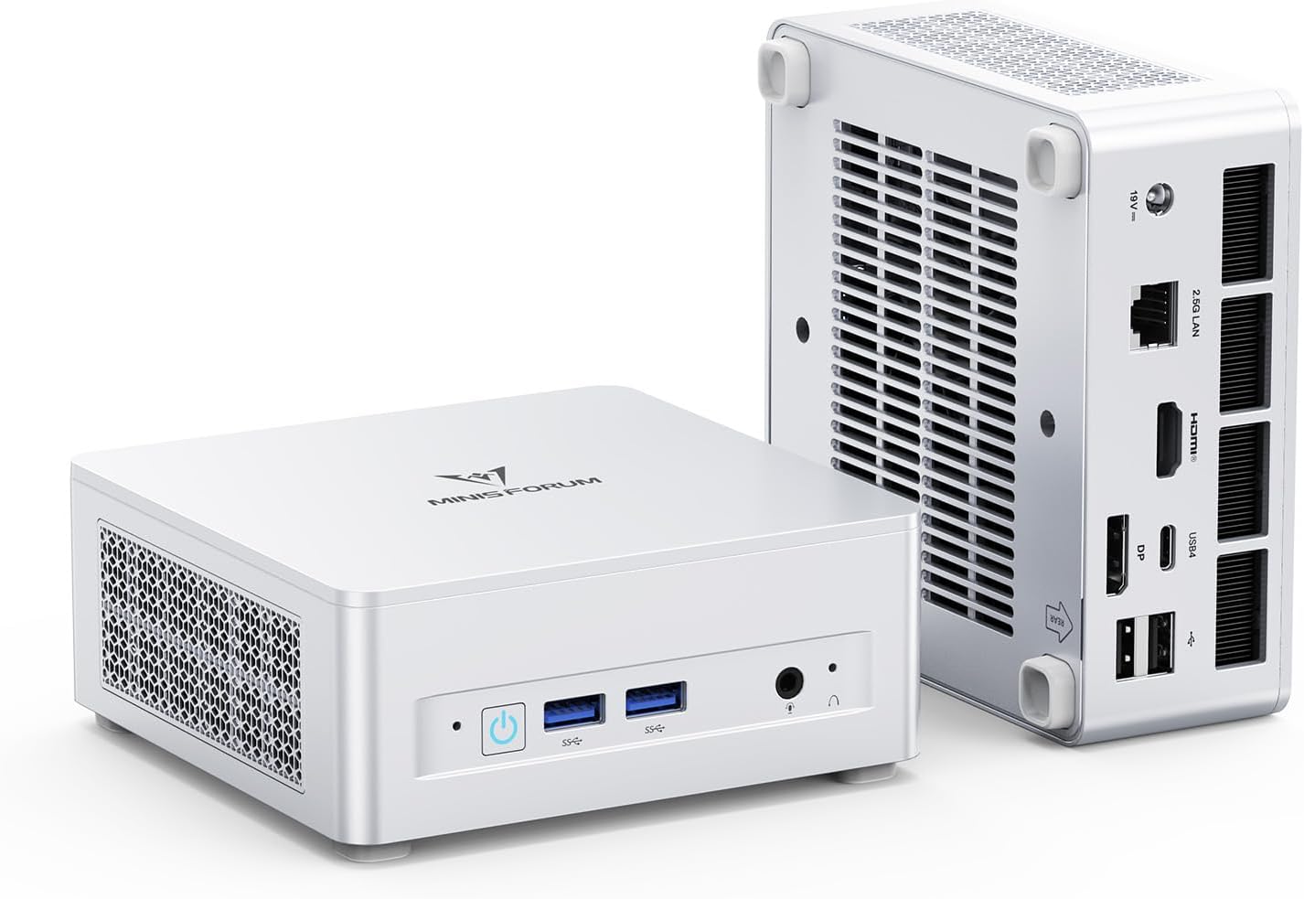 MINISFORUM DeskMini UM750L Slim Mini PC AMD Ryzen 5 7545U Small PC, 16GB LPDDR5 RAM+1T PCIe4.0 SSD, HDMI/DP/USB4 Outputs, 2.5G LAN, WiFi 6E, 4xUSB Port AMD Radeon 740M Graphics Small Form Factor