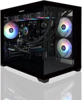 Hellfire Gaming PC AMD Ryzen 7 7800X3D; GeForce RTX 5060 TI 16GB VRAM; 32GB DDR RAM; 1 TB NVME M.2 SSD; 360mm AIO Liquid Cooler; ARGB Fans; WiFi/AC ; Dual Chamber Case; Windows 11 Home