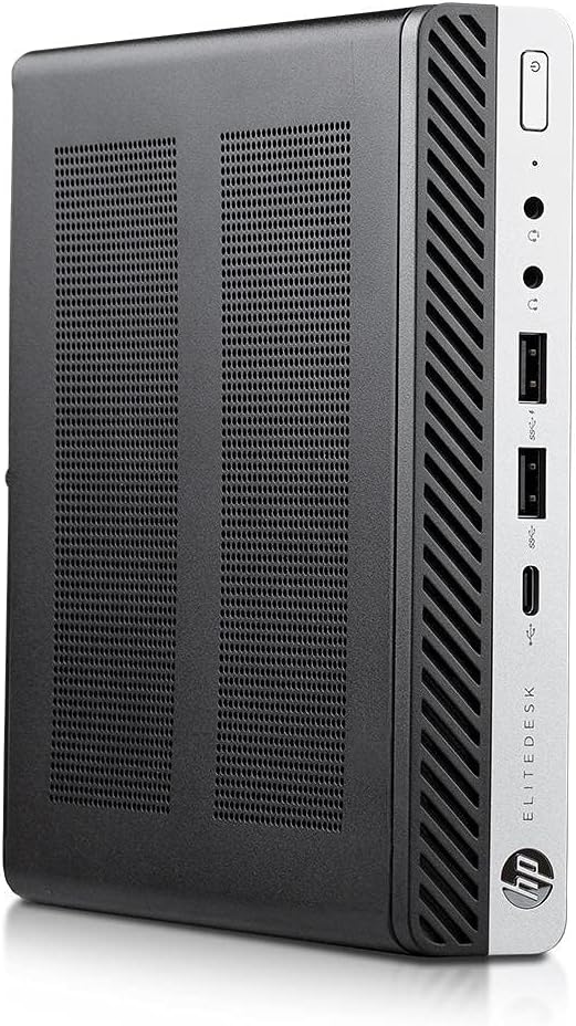 HP EliteDesk 800 G5 High-Performance Mini PC Desktop Computer, 9th Gen Core i5-9500T, 16GB DDR4 RAM, 512GB SSD, Keyboard & Mouse, 4K Support, WiFi, Windows 11 Pro (Renewed)