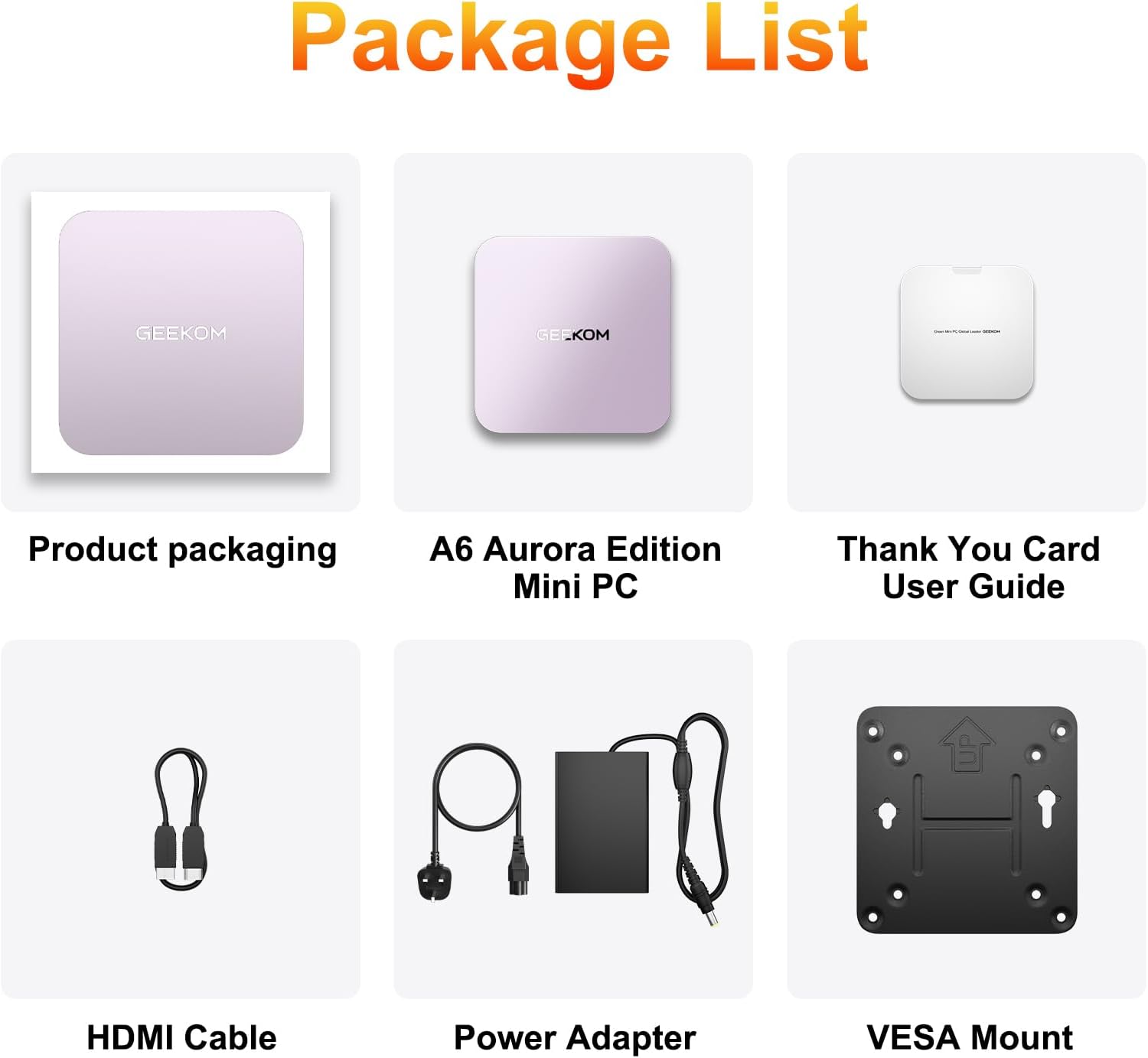 GEEKOM A6 Aurora Edition Mini PC with AMD Ryzen 7 6800H, 16GB DDR5 RAM 1TB PCIe 4.0 NVMe SSD, Radeon 680M, Compact Aluminium Design Windows 11 Pro Desktop Computer with USB4/8K UHD/Wi-Fi 6E/SD Slot