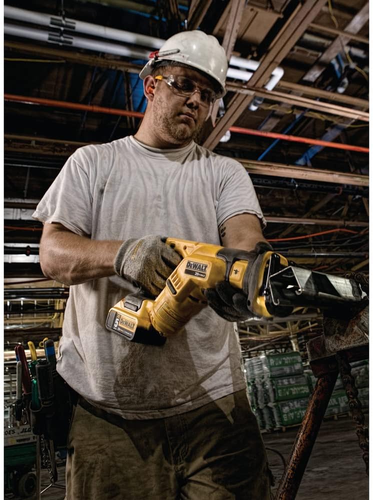 DEWALT 20V MAX Cordless Reciprocating Saw, Compact, Variable Speed, LED Light, Bare Tool Only (DCS387B)