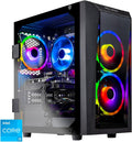 Skytech Gaming Skytech Blaze II Gaming PC Desktop – Intel Core i3 10100F 3.6 GHz, GTX 1650, 500GB SSD, 16G DDR4 3200, 600W Gold PSU, AC Wi-Fi, Windows 10 Home 64-bit