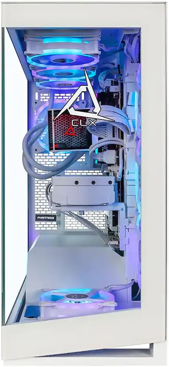CLX Horus Gaming PC - Intel Core Ultra 9 285K 3.7GHz, GeForce RTX 5080, 4TB NVMe M.2 SSD, 192GB DDR5 RGB Memory, 360mm AIO, WiFi, Windows 11 Home, White