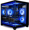 Panorama RTX 5080, AMD Ryzen 7 9800X3D, 64GB DDR5 RAM, 2TB NVMe Gen4 SSD, HDMI, RJ45, Windows 11 Pro, 3 Year Warranty, RGB Keyboard+Mouse, WiFi 6E+BT, HDMI, Prebuilt Gaming Desktop PC