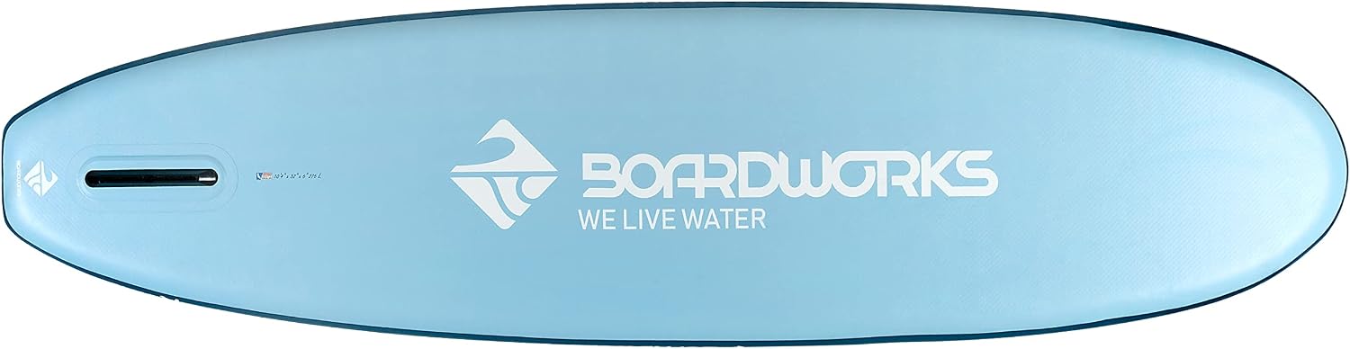Boardworks SHUBU SUP - All Water Inflatable Stand-Up Paddle Board - SUP Includes Complete Kit with Paddle, Backpack Carry Bag, Leash, Dry Bag and Pump