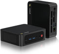 Beelink SER5 MAX Mini PC, AMD Ryzen 7 7735HS(8C/16T, Up to 4.75GHz), 24GB LPDDR5 1TB PCIe4.0x4 SSD, Wins 11 PRO Mini Desktop Computer Support 4K Triple Display/DP+HDMI+Type-C, WiFi 6, BT5.4, 2.5G LAN
