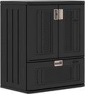 Suncast Single Drawer Base Storage, Black