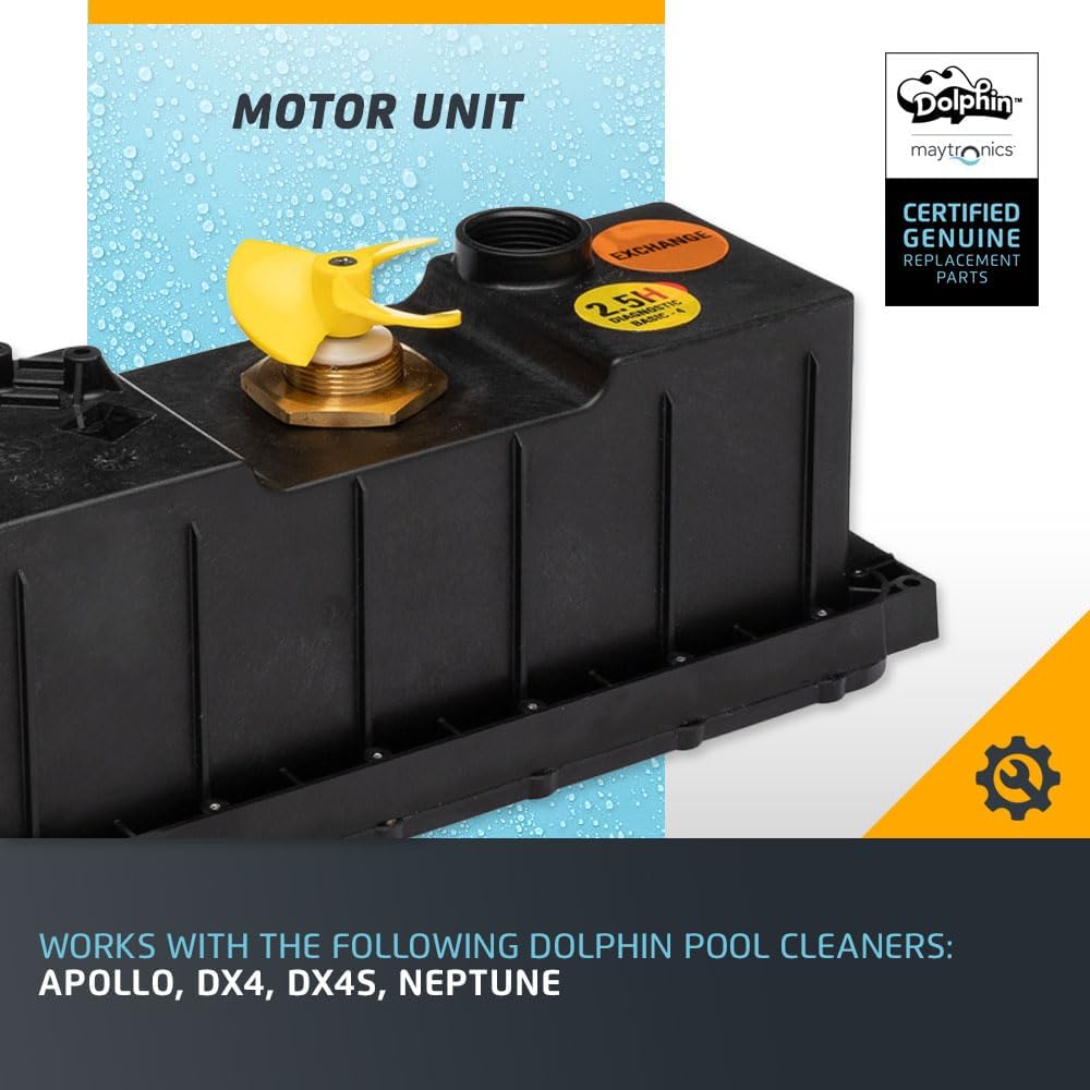 Dolphin Genuine Replacement Part — Robotic Pool Cleaner Motor Unit — 99953010-EX