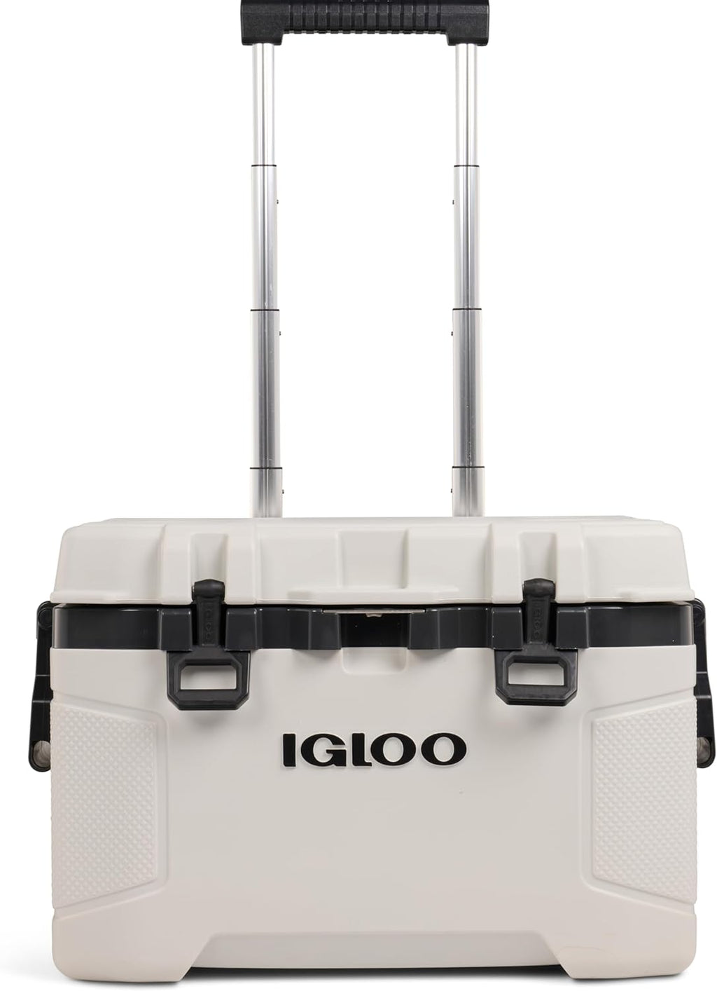 Igloo Trailmate 52Qt Wheeled Cooler, Insulated Hard Shell Ice Chest, Bone