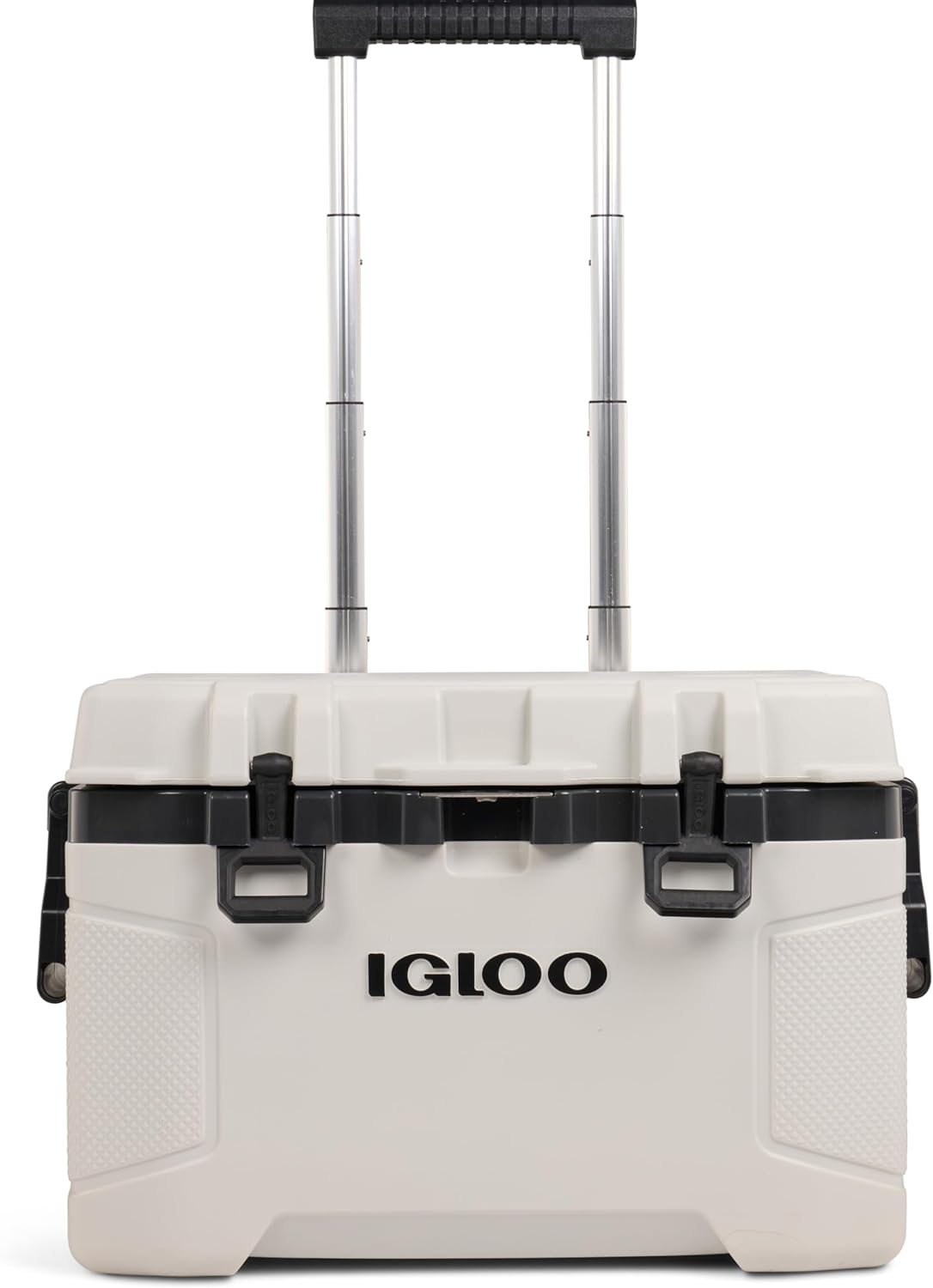 Igloo Trailmate 52Qt Wheeled Cooler, Insulated Hard Shell Ice Chest, Bone