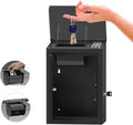 Key Drop Box with Smart Lock for Outside Wall Mount, Key Return Box for Automotive,Anti-Thief & Waterproof Design for Outdoor, Heavy-Duty Secure Storage Box for Hotel,Car Rental