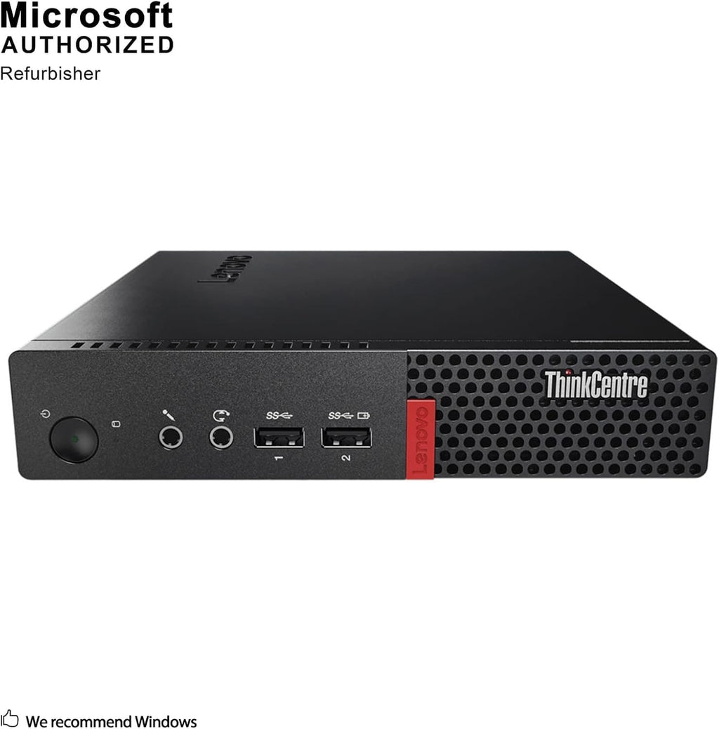 Lenovo ThinkCentre M910q Desktop Mini PC, Core i5-6500T, 8GB DDR4 RAM, 256GB SSD, WiFi, Wired Keyboard and Mouse, Windows 11 Pro (Renewed)