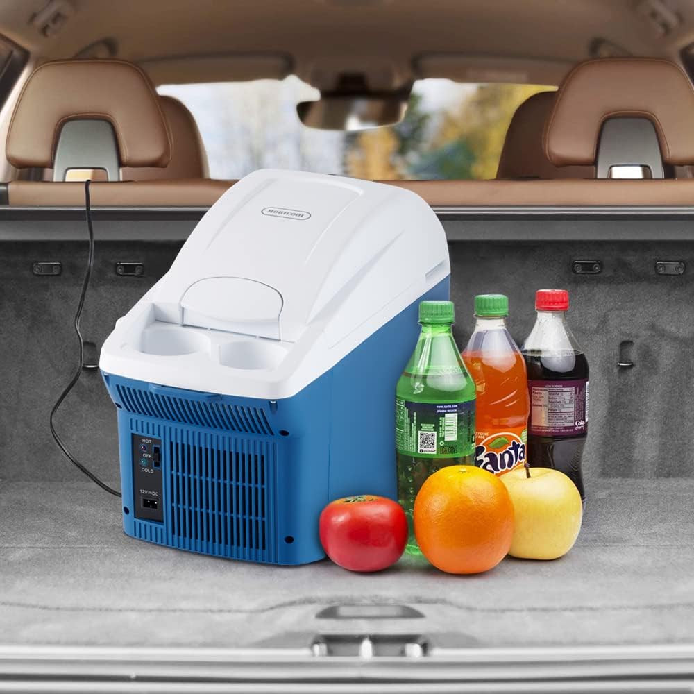 Mobicool MT08 DC - 8 L Thermoelectric Travel Coolbox And Warmer, Metallic Blue – 12 V