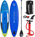 AM Aqua Marina Unisex Adult - All-Around Isup, 3.2m/15cm, Beast Advanced All Around iSUP 3 2m 15cm with Paddle and Safety Leash, Blau, 320 x 81 15 cm EU