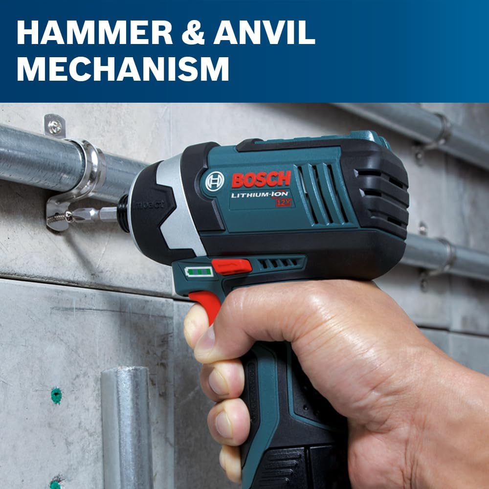 Bosch 12V Max Cordless 2-Tool Combo Kit with Drill/Driver and Impact Driver (CLPK22-120)