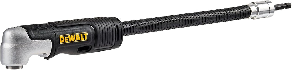 DEWALT FLEXTORQ Right Angle Drill Attachment,4-in-1 System,12-Inch Compact,Straight Flexible Shaft 90 Degree Drill Adapter (DWAMRASETFT),(Pack of 5)