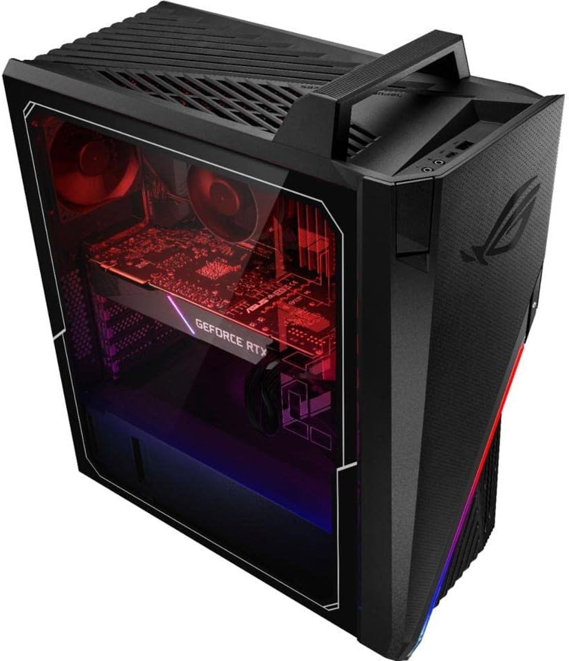 ASUS ROG Strix GA15DK Gaming Desktop PC, AMD Ryzen 7 5800X, GeForce RTX 3070, 16GB DDR4 RAM, 512GB SSD + 1TB HDD, Wi-Fi 5, Windows 10 Home, GA15DK-AS776