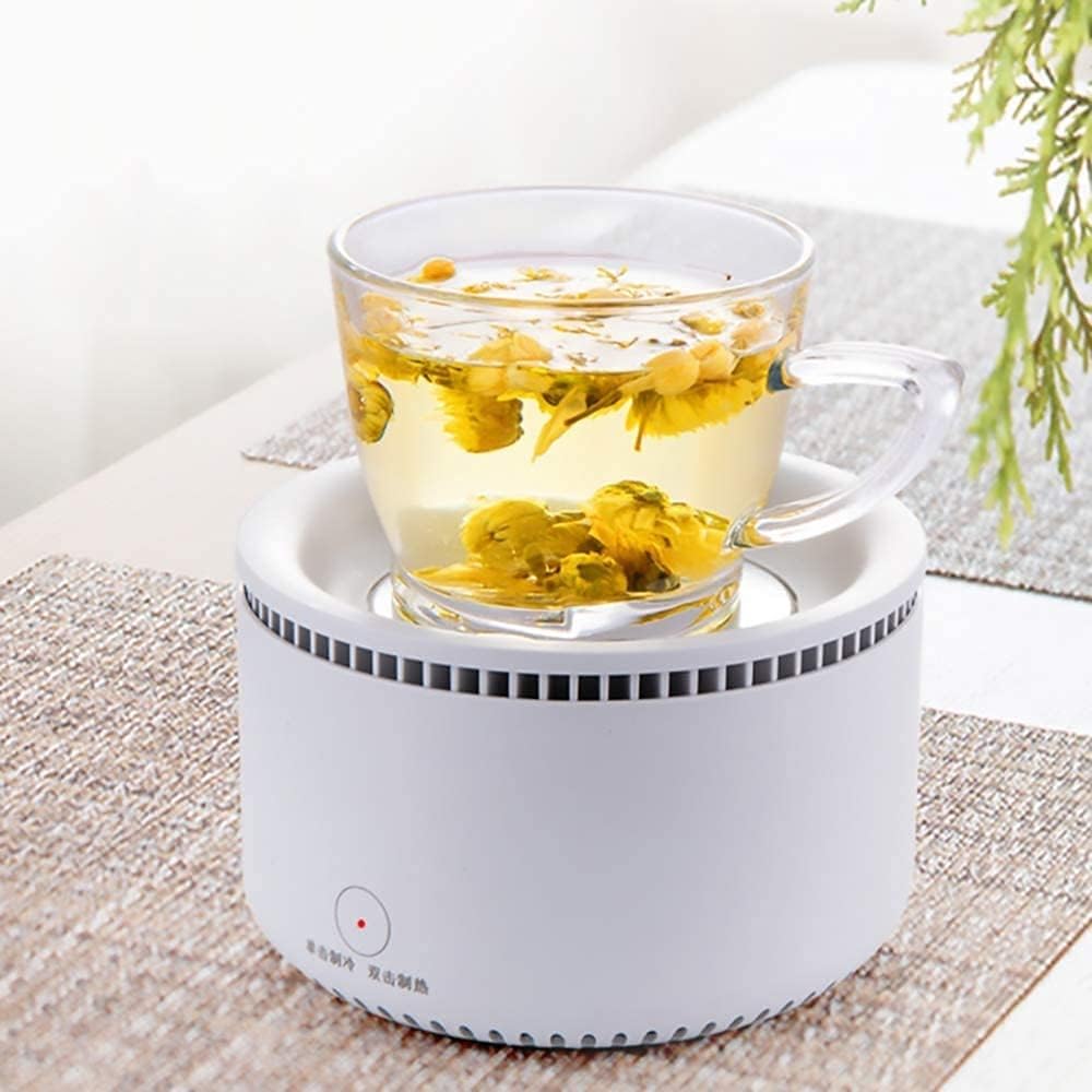 Electric Cooler Portable Heating Cooling Cup Electric Coffee Warmer Beverage Cooling Heating Mug for Warming Heating Coffee Beverage Milk Tea and Hot Chocolate