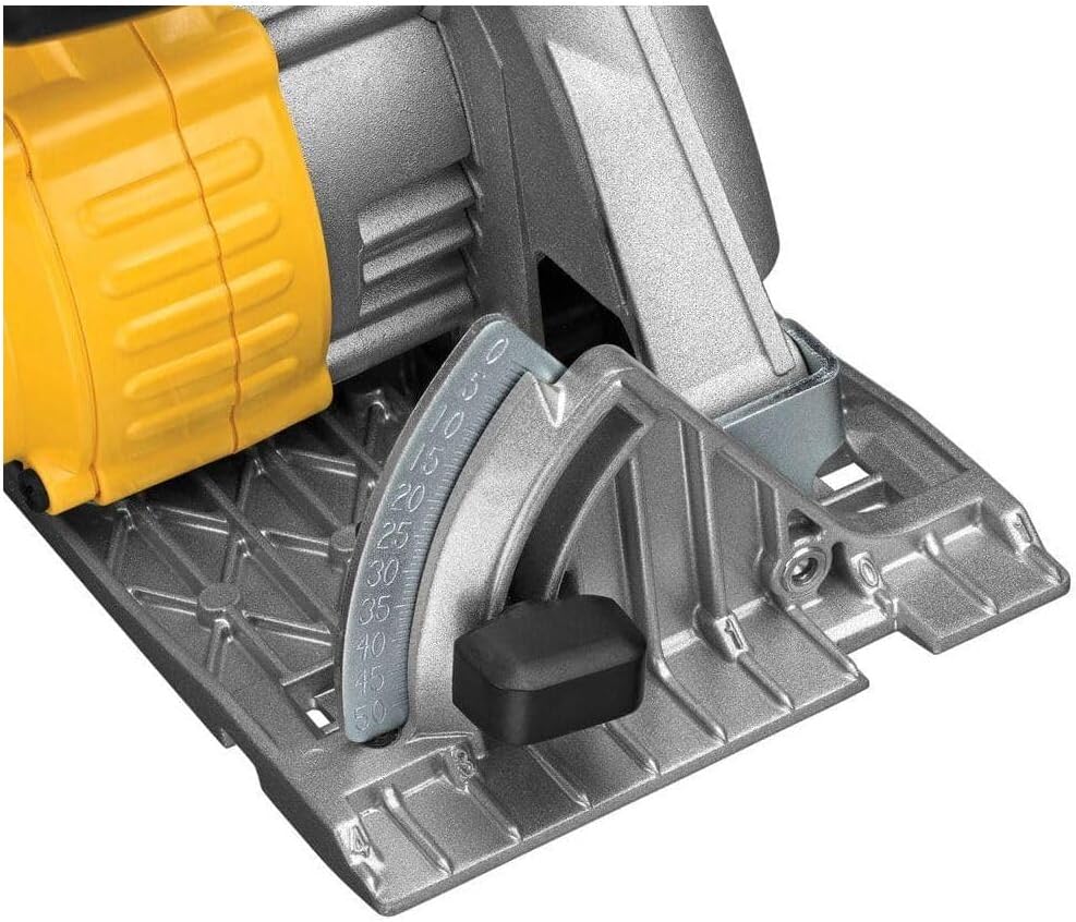 DEWALT 20V MAX Circular Saw, Cordless Sidewinder Style Portable, 6-1/2-Inch Blade, 5150 RPM, 0-50 Degree Bevel Capability, Battery Not Included (DCS391B)