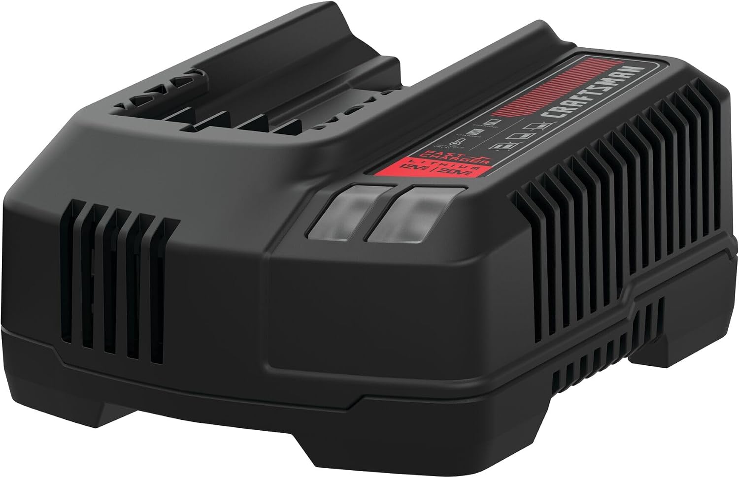 CRAFTSMAN 20V Power Tool Battery 2-Pack, Lithium-ion with Charger (CMCB204-2CK)