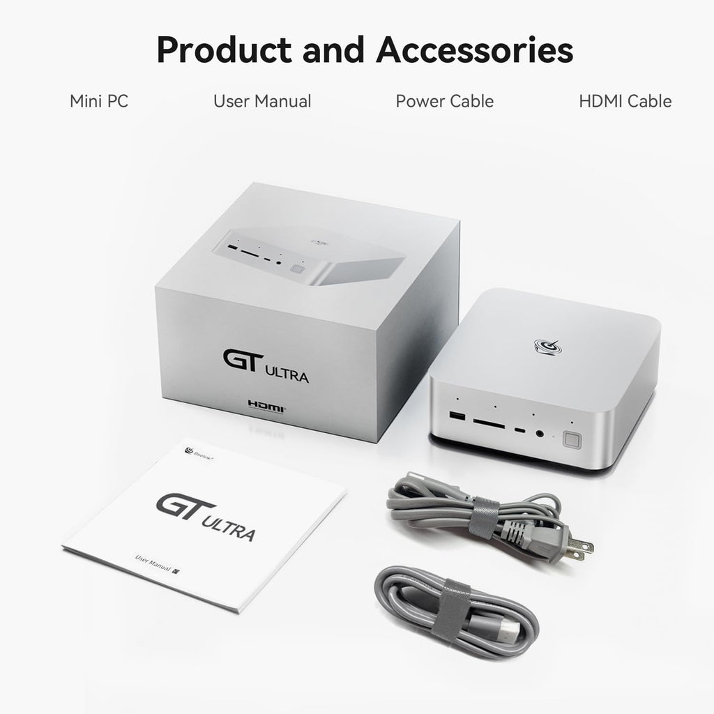 Beelink GTI13 Mini pc, Core i9-13900HK (14C/20T, UP to 5.4GHz) 64GB RAM 2TB NVMe M.2 SSD Mini Desktop Computer, WIFI6+ BT5.2 + 2.5G LAN, Triple Display Output, HDMI/DP/USB-C, W-11 Gaming Mini PC