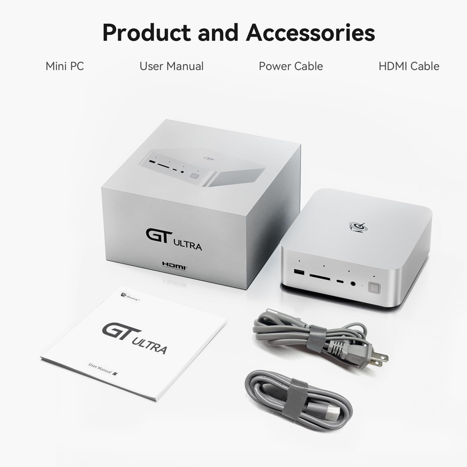 Beelink GTI13 Mini pc, Core i9-13900HK (14C/20T, UP to 5.4GHz) 64GB RAM 2TB NVMe M.2 SSD Mini Desktop Computer, WIFI6+ BT5.2 + 2.5G LAN, Triple Display Output, HDMI/DP/USB-C, W-11 Gaming Mini PC