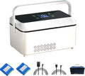 Medication Refrigerator, Insulin Cool Box, Portable Electric Portable Cooler, Intelligent Mini Fridge with Large Refrigeration Space for Medical Cooler Bag for Travel,2batteries