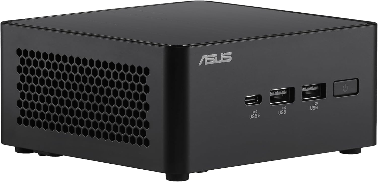 ASUS NUC 14 Pro Tall Full System Mini PC with Intel 14th Gen Core Ultra 7 155H, 32GB DDR5 RAM, 1TB PCIe G4x4 NVMe SSD, Thunderbolt 4,Win 11 Pro, Toolless Chassis Access, VESA Mount Included