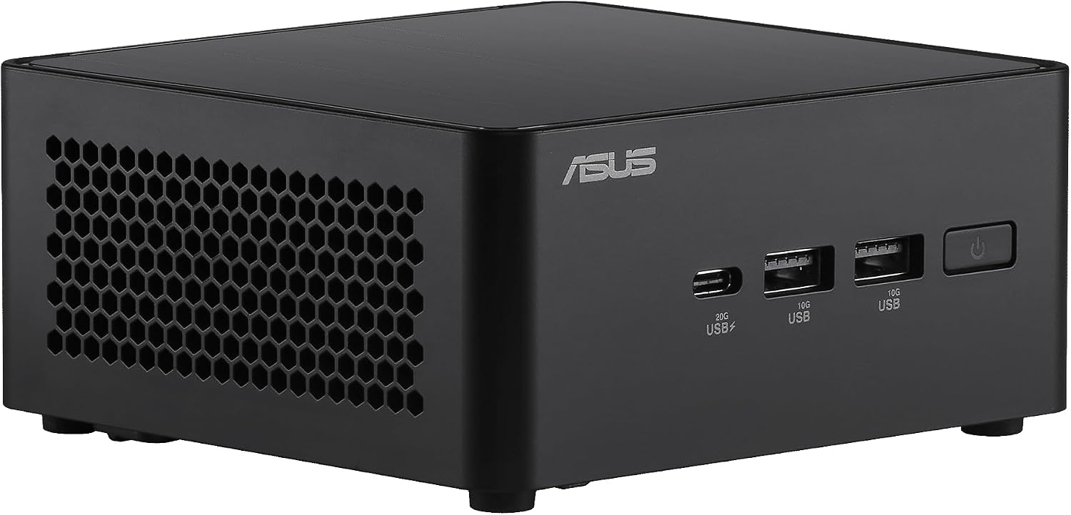 ASUS NUC 14 Pro Tall Barebone with Intel 14th Gen Core 3 100U, Up to 96GB DDR5 RAM, Triple Storage Design, Thunderbolt™ 4, Wi-Fi 6E & Bluetooth 5.3, Toolless Chassis Access, with VESA Mount Included
