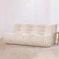 SUYOLS Bean Bag Chair, 3 Seater Fireside Chair Large Bean Bag Sofa for Adults, Memory Foam Chair Gaming Chairs with Comfy Design & Soft Fabric, Lazy Floor Sofa for Living Room, Bedroom, Beige