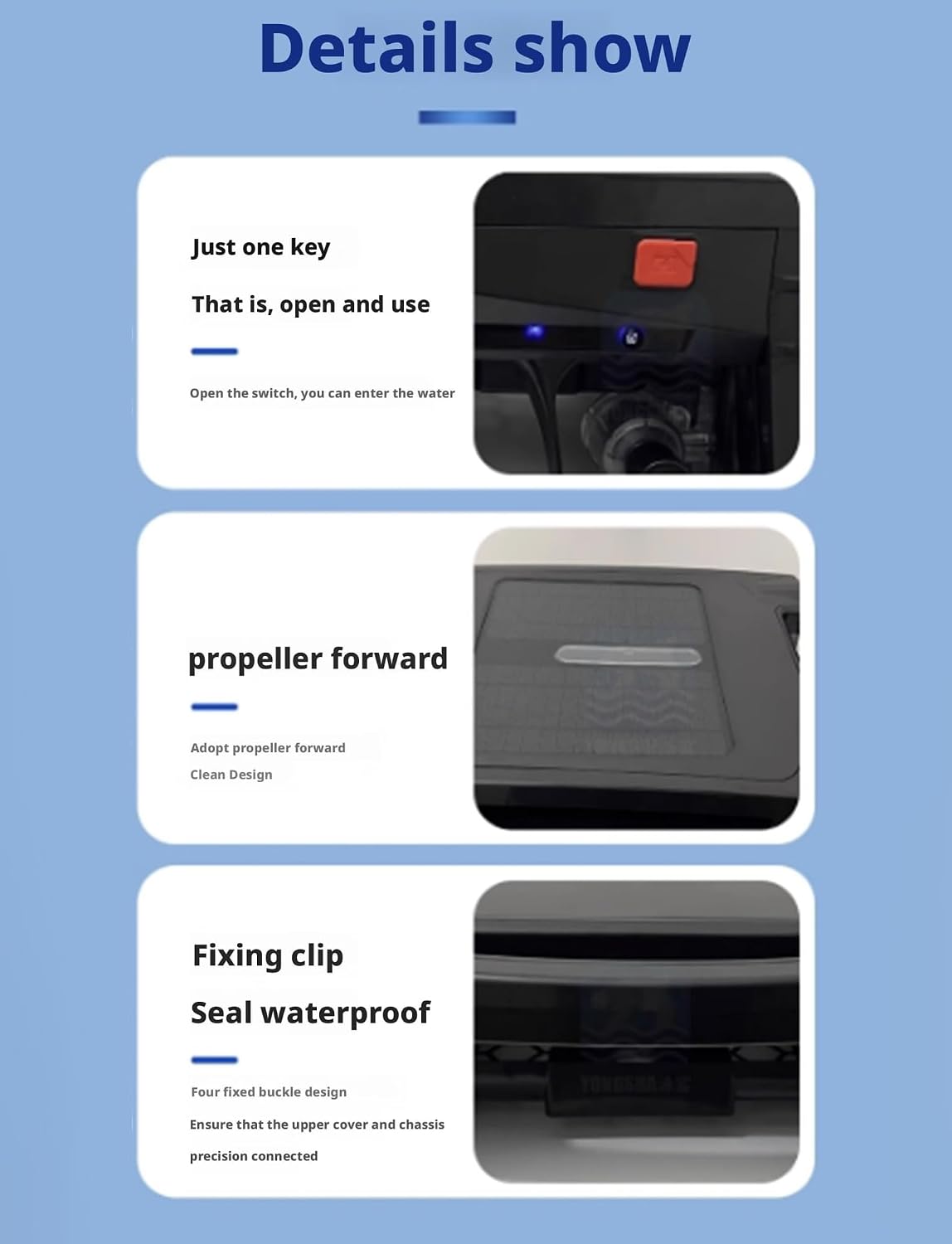 Pool Skimmer Robot with Solar Panel Automatically Design, Pool Skimmer Robotic, Twin Motors Automatic Pool Skimmer