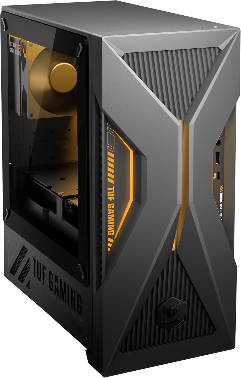 ASUS TUF T500 (2025) Gaming Desktop PC, Intel® Core™ i5-13420H Processor, NVIDIA® GeForce RTX™ 3050, 512GB M.2 NVMe™ PCIe® 4 SSD, 16GB DDR5 RAM, Windows 11 Pro, T500MV-DS553