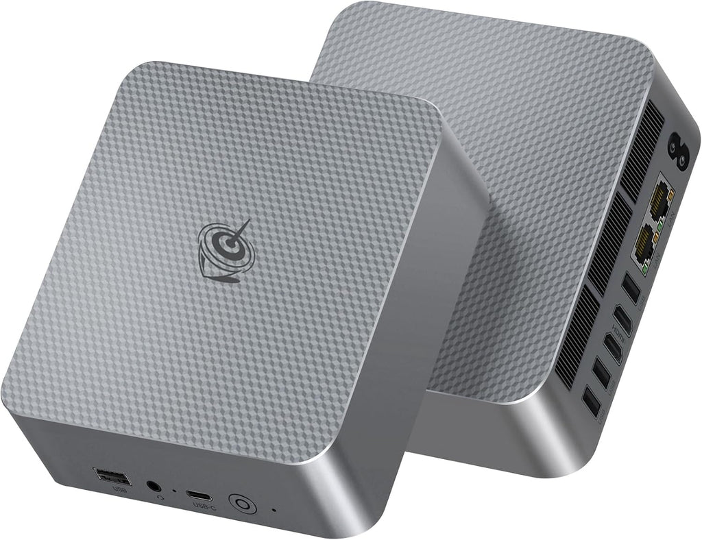 Beelink EQR5 Mini PC, AMD Ryzen 5 5625U (up to 4.3GHz, 6C/12T), Mini Computer 16G DDR4 RAM 500GB M.2 PCIe 3.0 SSD, Micro PC 4K Dual Screen Display/WiFi 6/BT5.2/Built-in PSU/Office/School/Gaming