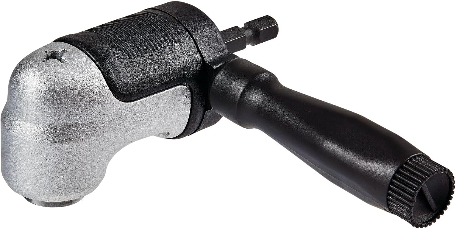 DEWALT FLEXTORQ Right Angle Drill Attachment,4-in-1 System,12-Inch Compact,Straight Flexible Shaft 90 Degree Drill Adapter (DWAMRASETFT),(Pack of 5)