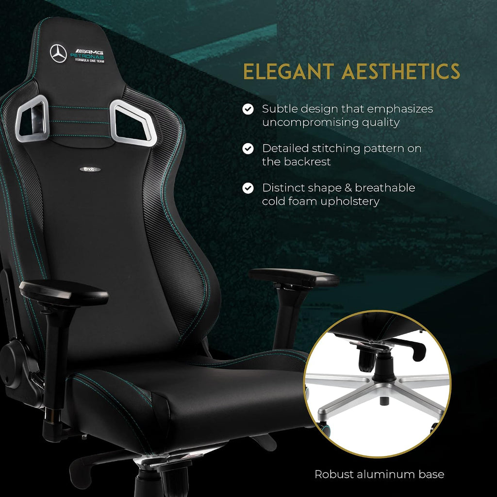 noblechairs Epic Gaming Chair - Mercedes-AMG Petronas F1 Team Edition