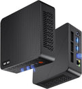 wo-we P6 Mini PC AMD Ryzen 5 3550H(4C/8T,up to 3.7GHz) 16GB DDR4 RAM 512GB NVMe SSD Gaming PC, Radeon Vega 8 Graphics Mini Desktop Computer,Triple 4K 60Hz Displays,USB-C/USB 3.3/2.0/HDMI,WiFi5 BT5.0